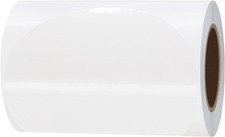 Clear Seal Sticker Labels 4 Inch round Circle Wafer Stickers/Labels 100 per Roll