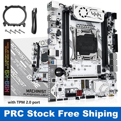 LGA 2011-3 Gaming Motherboard DDR4 X99 TPM 2.0 PCIE 3.0 WIFI/NVMe M.2, Micro ATX