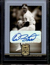 2005 Donruss Greats #15 Dave Stewart Signature Gold HoloFoil