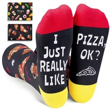 Food Socks For Men Women Hamburger Taco Ramen Lover Gift Teen Pizza Burger