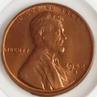 San Fran Minted 1942-S Lincoln Wheat Cent Penny GEM RED Original Bank Roll OBW
