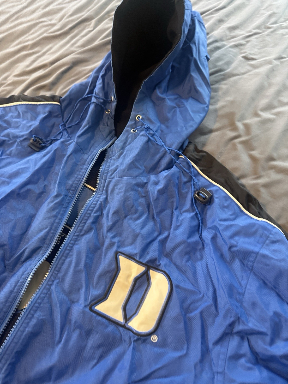 Vtg 1990’s Duke University 2n1 Reversible Colosseum Jacket Coat 2XL Blue Devils image 8