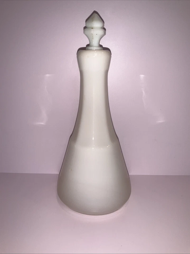 ¡Preciosas botellas de vidrio de leche vintage de peluquería con tapón! Foto 4 de 4