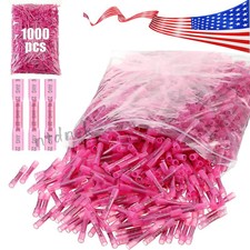 1000X 22-16AWG Red Heat Shrink Wire Butt Connectors Waterproof Splice Terminals