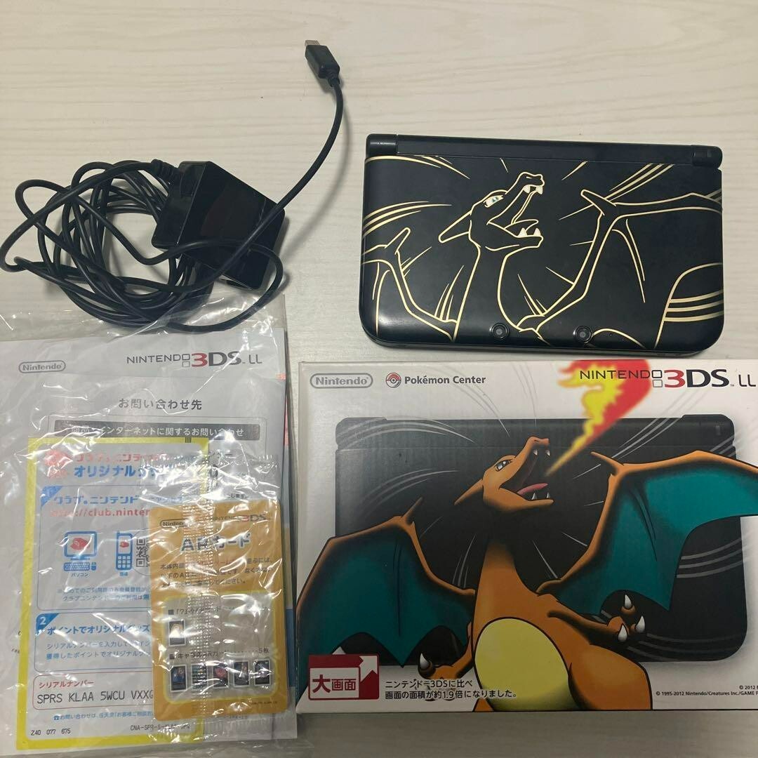 NewNintendo 3DS LL XL console Pokemon Center Original Charizard  