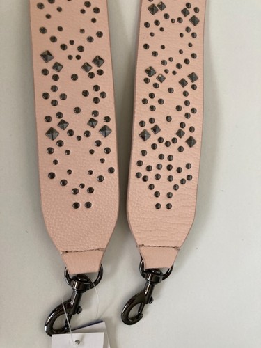 Bolso de Mano Rebecca Minkoff Guitarra Multi Tachonado Correa para el Hombro Rubor Suave - Nuevo con Etiquetas - Imagen 6 de 9