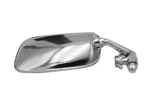 Espejo retrovisor exterior cromado Empi derecho/pasajero VW convertible bug/escarabajo 1968-1979 Foto 2 de 2