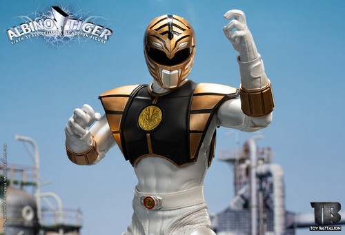 Toys Battalion Power Rangers Albino Tiger TB010 1/6 Action Figure Model Statue - Picture 4 of 15