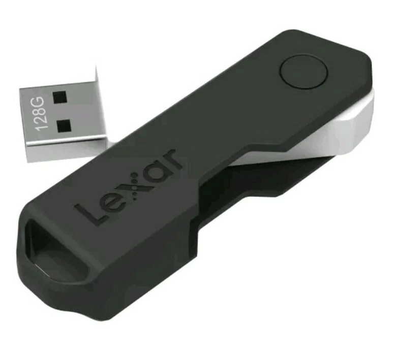 NEW Lexar 128GB USB Flash Drive USB 2.0 Brand New TwistTurn2 Jump Drive - Image 3 of 3