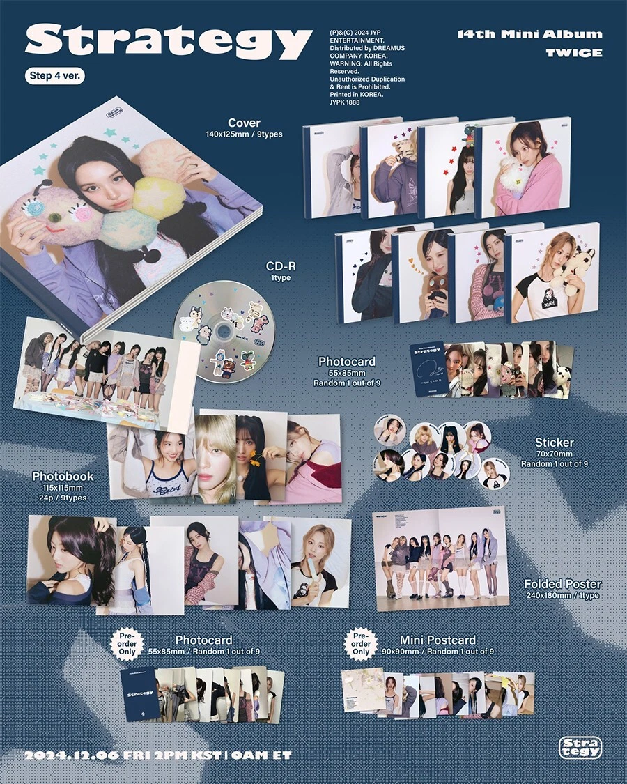 TWICE STRATEGY STEP 1.2.3 ver. フルコンプ セット TWICE - STRATEGY[Step 3 ver.] - Amazon.com Music