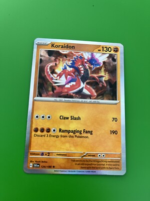 koraidon pokemon card holo Koraidon ex - 247/198 - Scarlet & Violet main image 0