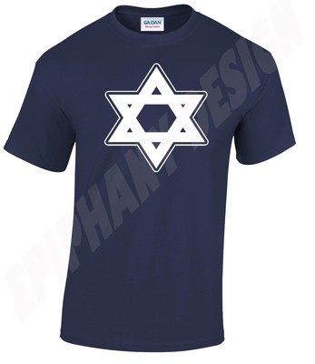Star Of David Jewish Icon Religious Symbol Israel Judaism T-Shirt Many Colours