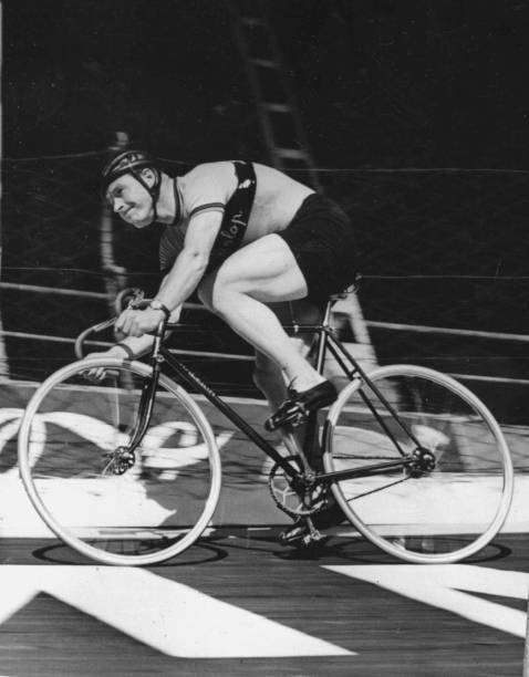 Photo Vintage Du Cycliste Britannique Reg Harris – Années 1950 – Neuf