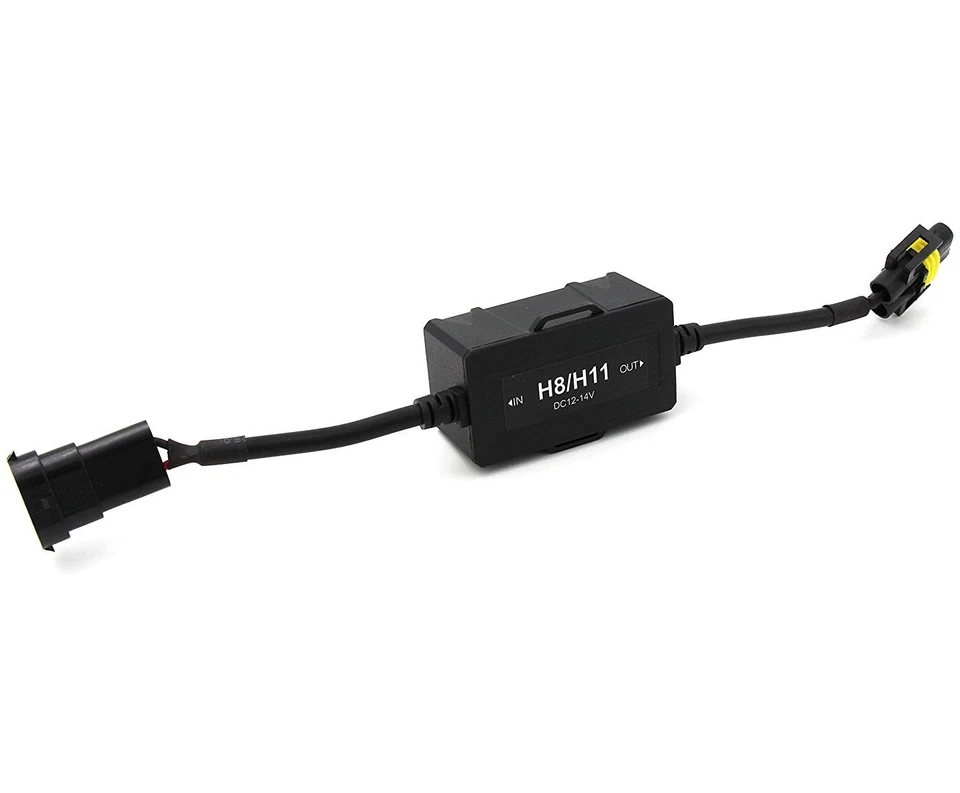 Декодер гаситель Alla Lighting H11 исправление светодиодных противотуманных фар лампа ошибка загрузки - Изображение 3 из 4