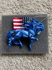 Enesco Wild Blue Trail of Painted Ponies Horse Ornament 6009161 RETIRED NEW