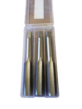 12 mm x 1.75 TAP SET Carbon Steel Metric Millimeter 3 Piece Taper Plug Bottoming