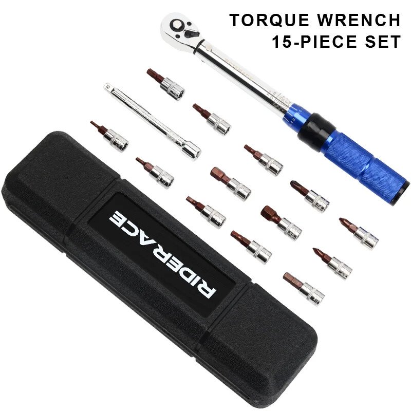 Torque Wrench Set 15Pcs 1/4