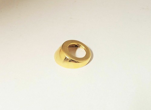 CADILLAC ELDORADO ETC ESC 24K GOLD ANTENNA BEZEL 1992-2002 - Picture 2 of 2