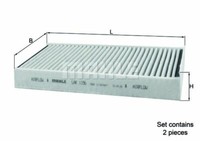 Mahle Innenraumfilter Aktivkohle FüR Mini Mini (F55,F56,F57,F54,F60)