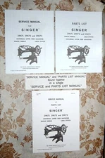 Service + Illustrated Parts Manual for Singer Sewing Machines 29k71 29k72 29k73