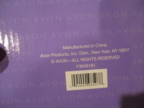 AVON Foldable Backpack Purple/Green 26"L x 17"W(empty) 2 Mesh Side Pockets 2013 - Picture 15 of 16