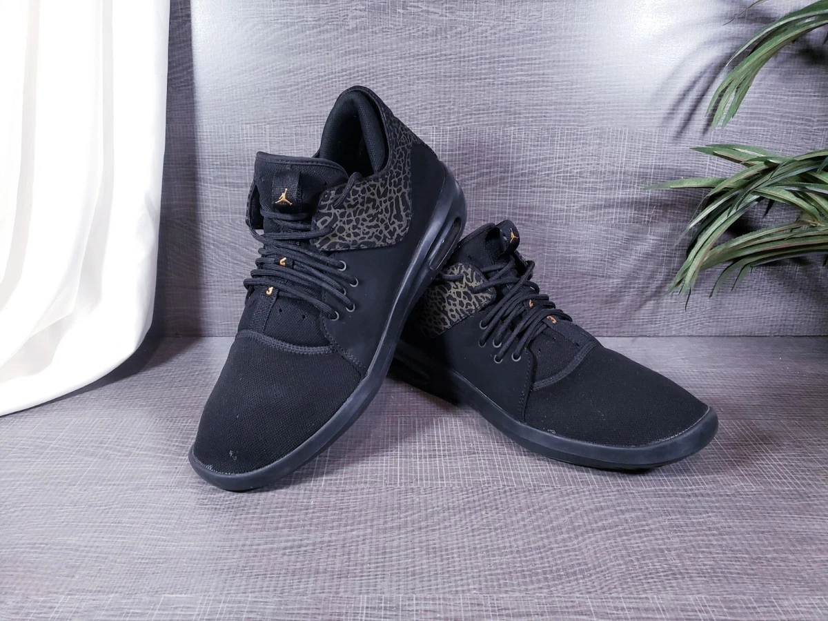 Nike Air Jordan First Class Mens Size 11 Black Gold Sneakers Shoes