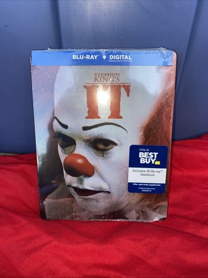 IT Steelbook Blu-ray + Digital 1990 RARE NEW Factory Sealed Stephen King Horror