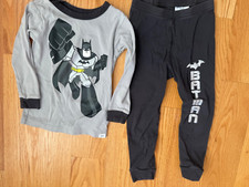 Baby Gap x DC Comics Boys Batman Pajama Set Size 3 PJs