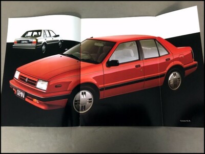 1985 1986 GM Holden Gemini Isuzu Original Car Sales Brochure