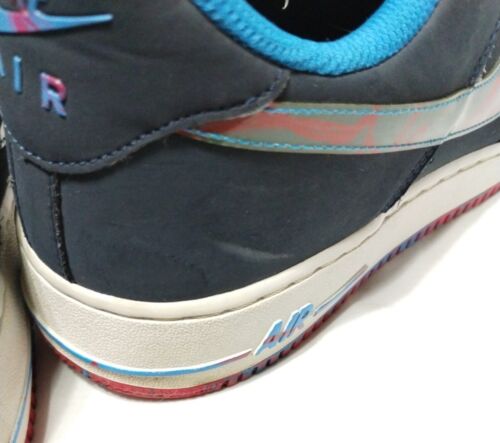 Nike Air Force Sneakers Shoes Low Top Size 12 Marble Blue Men's - Picture 16 of 16