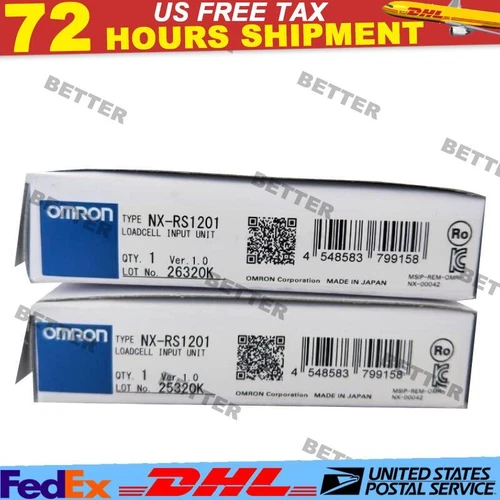 Omron NX-RS1201 Loadcell Input Unit NXRS1201 New Original Fast Shipping