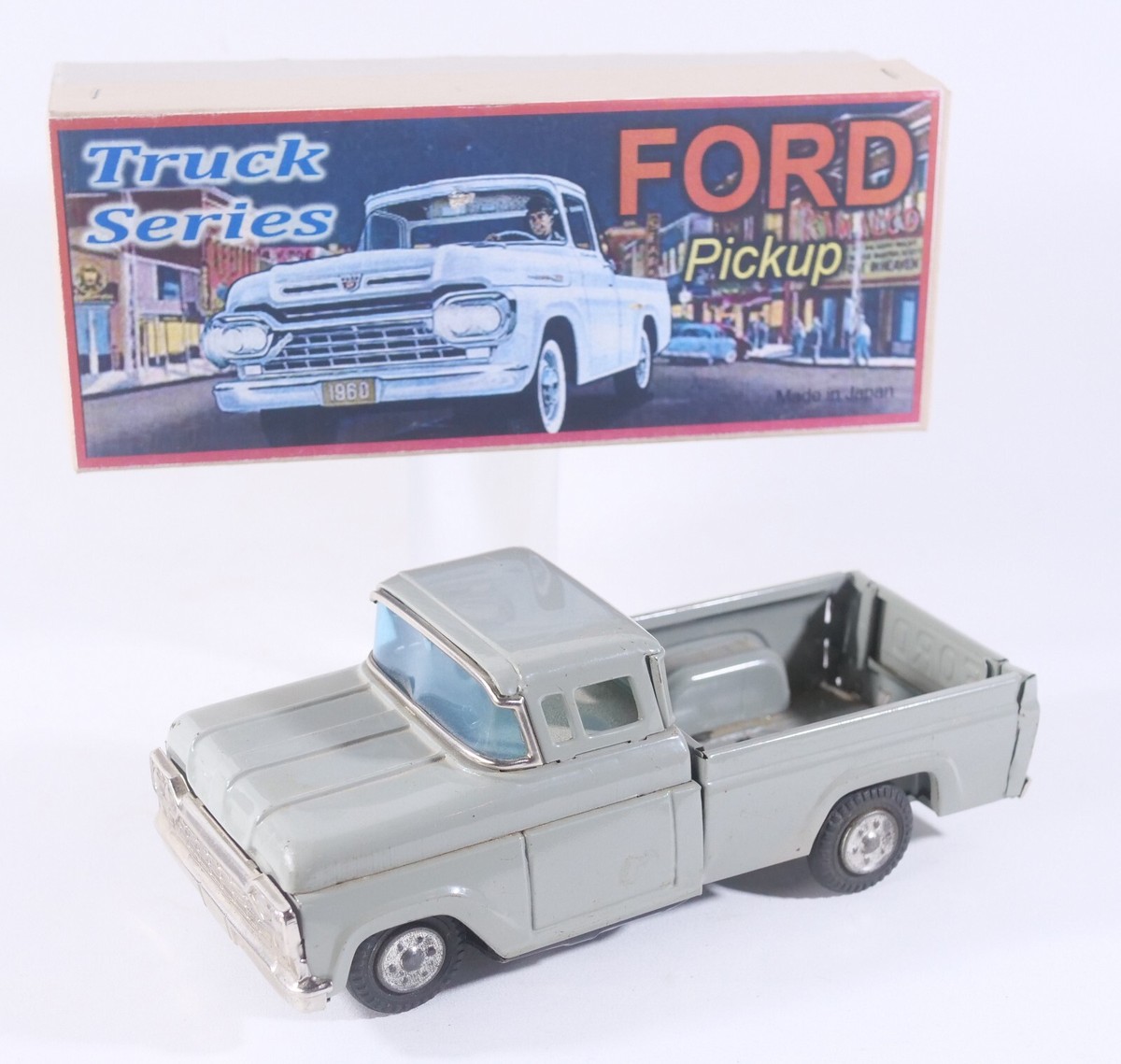 Vintage tin toy car truck FORD PICK UP JAPAN fake box | eBay