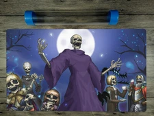 Ygomat Skull Servant Trading Card Game OCG Playmat TCG Mat Free Best Tube / Bag