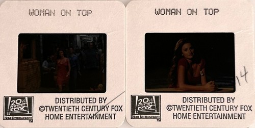 Two WOMAN ON TOP Movie 35mm Promo Slides - FREE US SHIPPING! - Picture 2 of 2