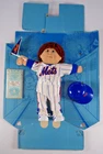 Vintage 1986 Cabbage Patch Kids NEW YORK METS Doll Box redhead MLB All Star