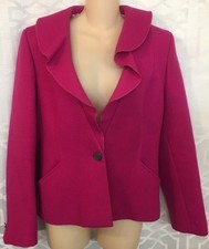 Valentino Jacket Fusha Wool Size 8