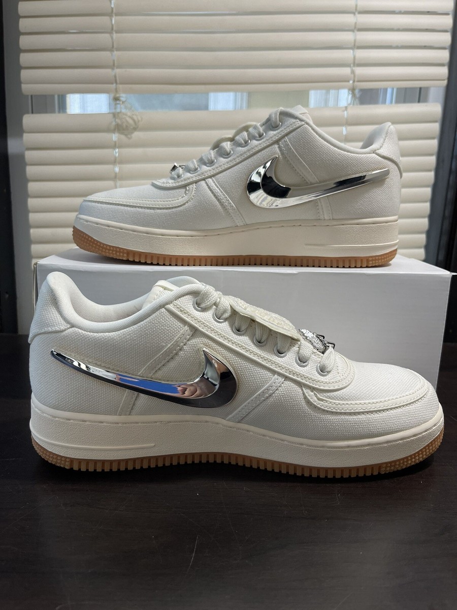 Nike Travis Scott x Air Force 1 Sail Size 8.5 Brand New Nike Travis Scott x Air Force 1 Sail Size 8.5 Brand New