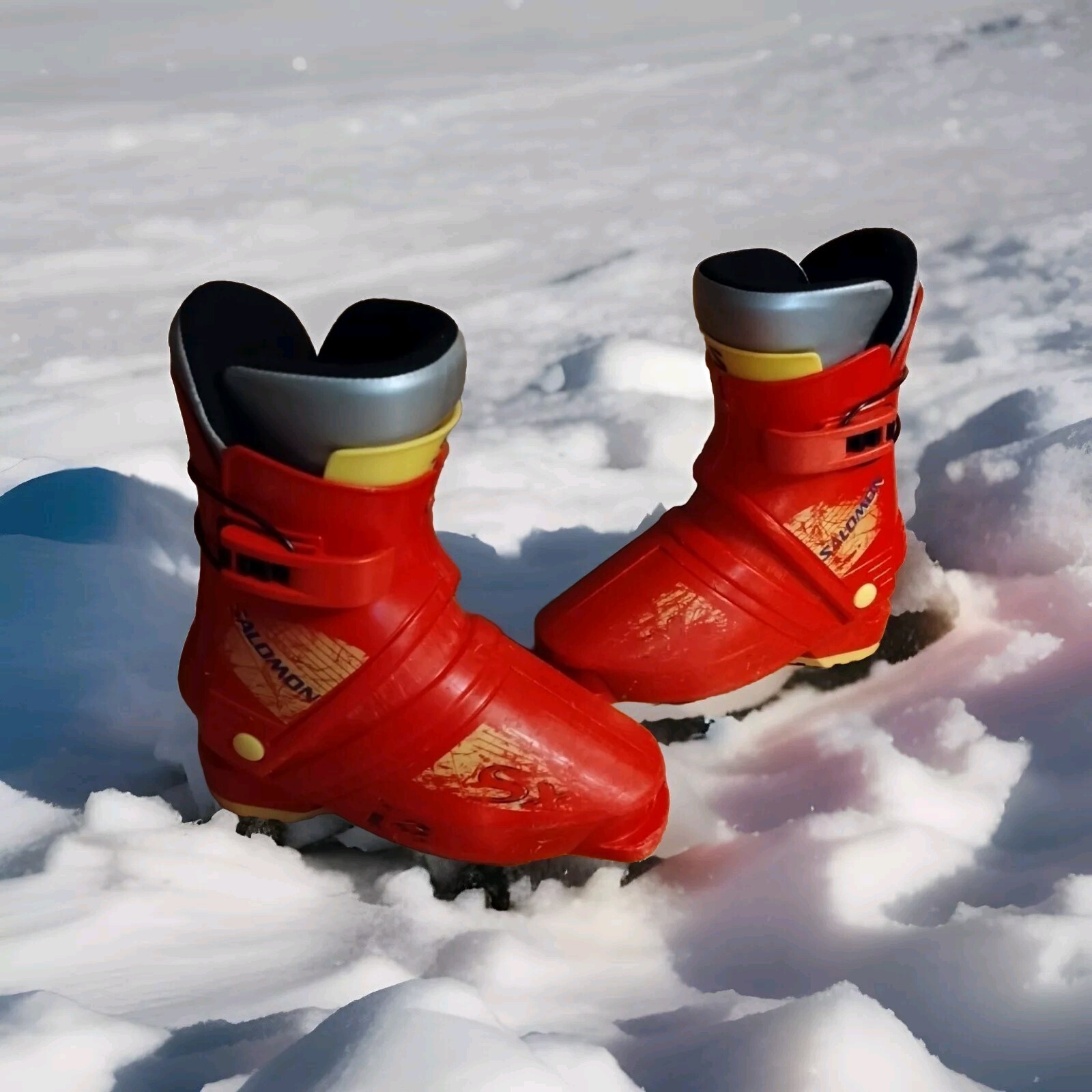 Scarponi da sci Salomon SX Youth taglia 12 Mondo 18 usati