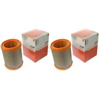 2X Mahle / Knecht LX 384 Luftfilter Filter Air
