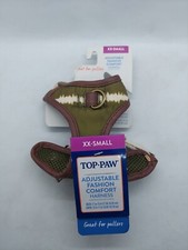 Brand New Top Paw Adjustable Fashion Comfort Harness XX Small Green Tie Dye