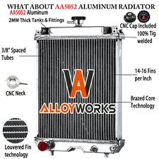 Aluminum Radiator Fit Kubota KX91-3,KX91-3S U35 U35-3 D1703 Excavator RC41142300