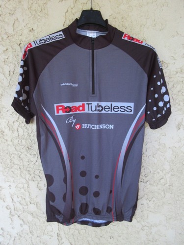 Maillot Cycliste Vintage LA CLE DES CHAMPS - Années 70 - Taille M - 2 Poches Devant