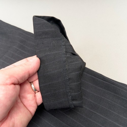 Brooks Brothers Gray Pinstripe Suit Mens 38R Worsted Wool 32 Pants 346 Vintage - Picture 10 of 24