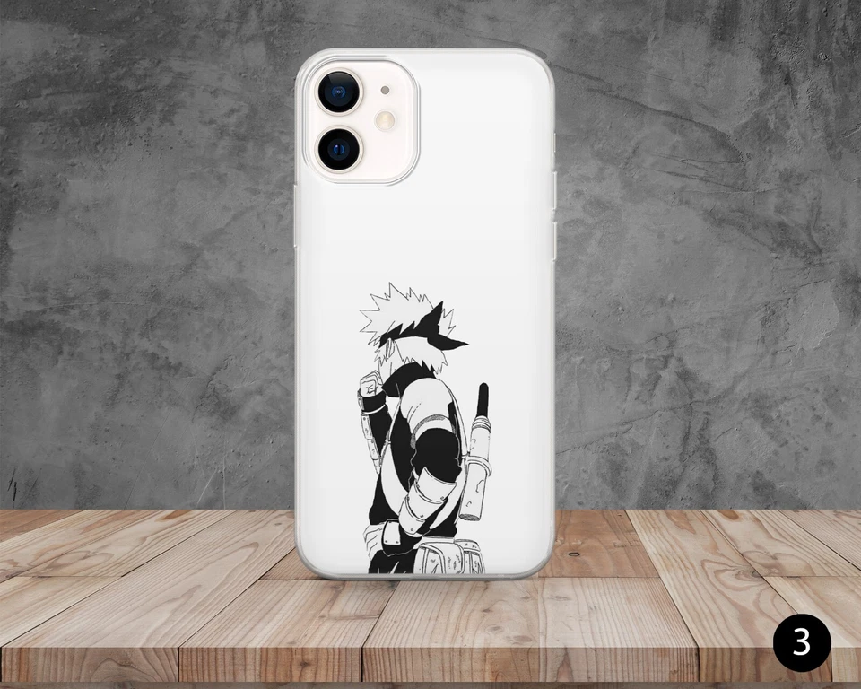 Naruto Kakashi Ninja Anime Manga Phone Case for iPhone 11 12 13 14 15 Pro Max - Image 4 of 4