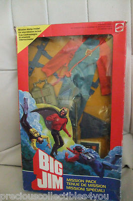BIG JIM MISSION PACK UNDERSEA ADVENTURE MOC MOSC MIB NO 9396 MATTEL 1984