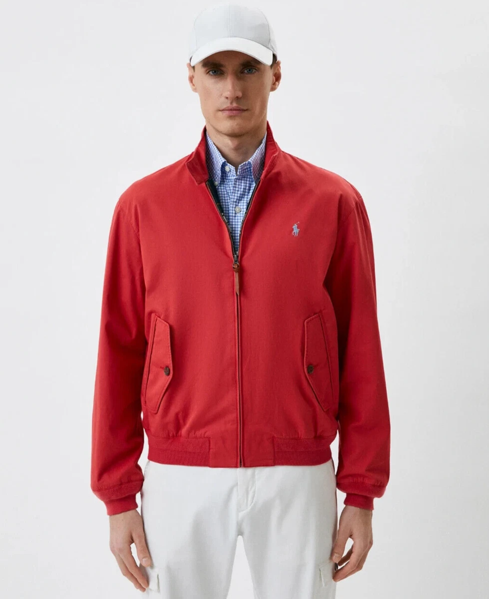 Polo Ralph Lauren L108010 Mens Red Cotton Jacket Size XL