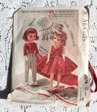 Vintage 1958 McCall's 2278 Ready cut Wardrobe 10.5 Heeled Fashion Doll