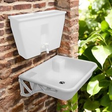 Varile - Freih&auml;ngende Handwaschstation aus Kunststoff f&uuml;r drinnen & drau&szlig;en