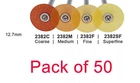 Pack of 50 Sof-Lex soflex Discs DISCS in all sizes 1/2" 12.7 mm Dental