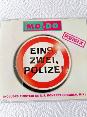 MO-DO - eins,zwei,polizei (Remix), Orig.Maxi Single, sehr gut